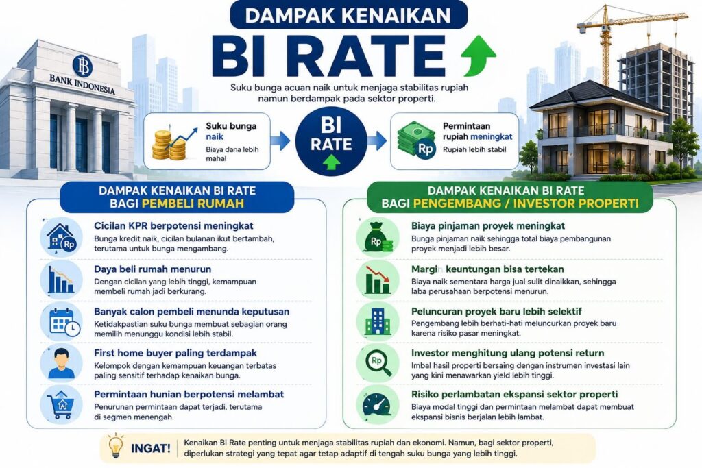 BI Rate Naik, Rupiah Menguat? Dilema yang Harus Dihadapi Industri Properti